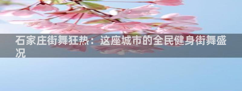 尊龙凯时网站首页手机登录：石家庄街舞狂热：这座城市的全民