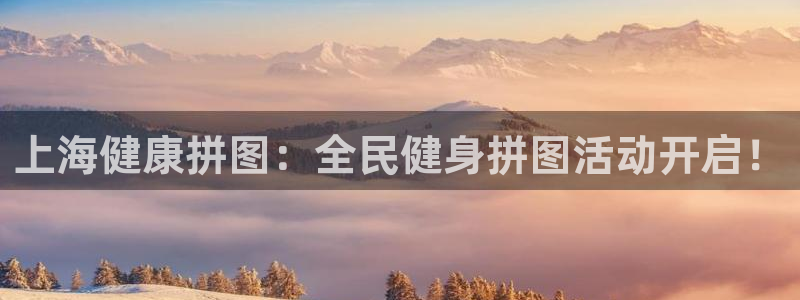 kb88凯时唯一官网注册：上海健康拼图：全民健身拼图活动